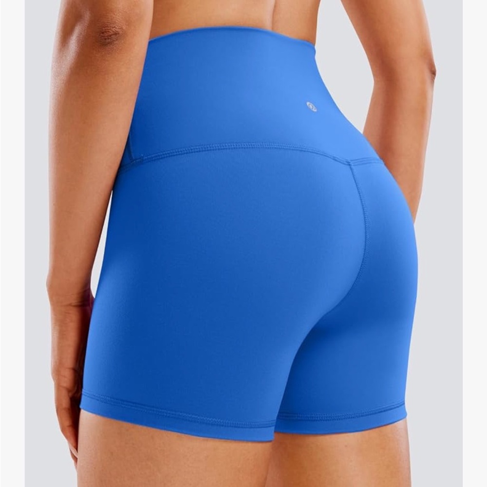 CRZ YOGA Women’s S Butterluxe Shorts (Blue) - Picture 2 of 4